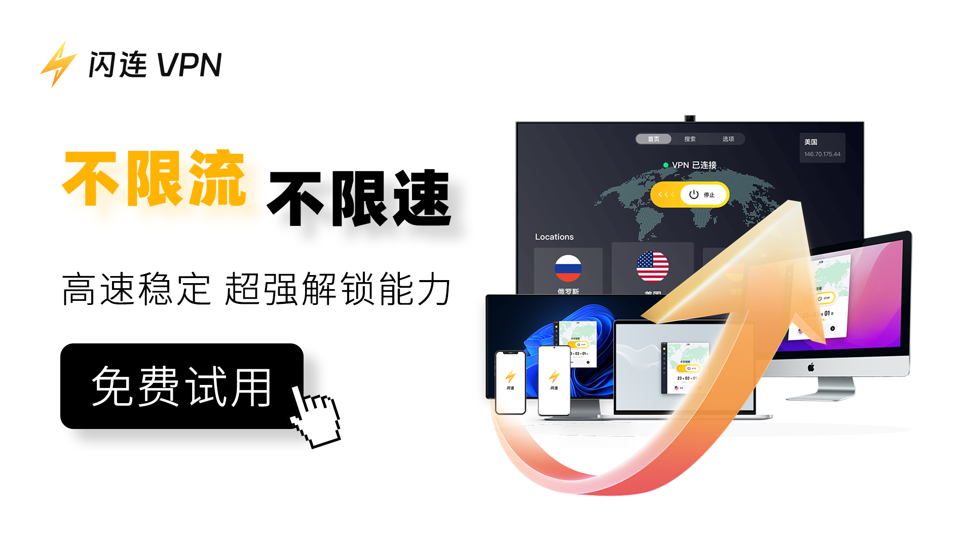 全球网络访问示意图